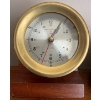 Image 5 : Maritime Brass Ships Clock w/ Hand Carved Decorative Woods 11T