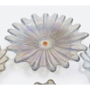 Image 2 : Iridescent Clear Glass Flower Bowls Set