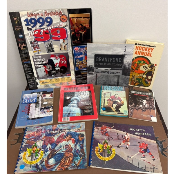 Hockey Books, Magazines, and Memorabilia Featuring Wayne Gretzky
