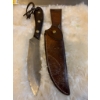 Image 4 : Vintage Knives, Machetes, and Sheaths Including Leatherwork