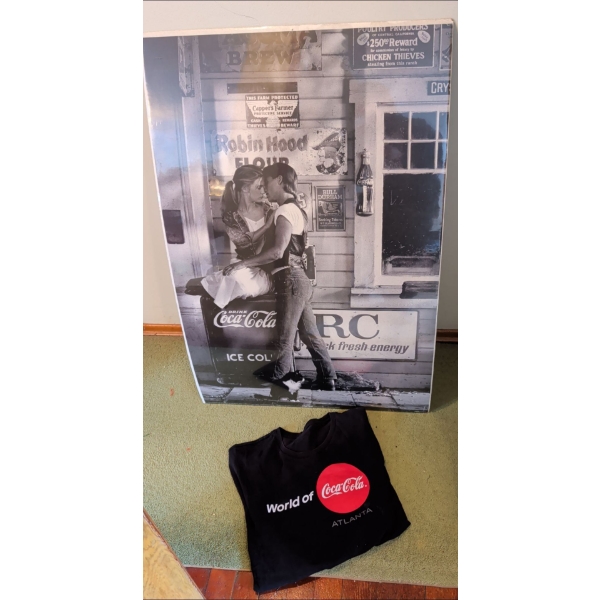 Collectible Coca Cola Tee Shirt (Men's L) Poster & More