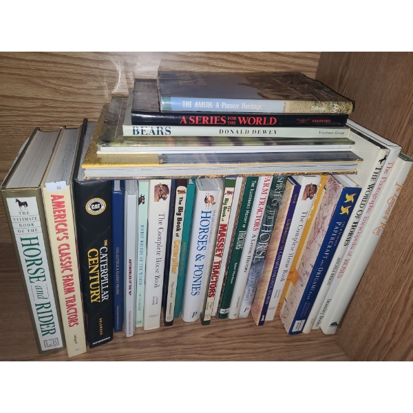 Assorted Books Including Several on Horses 
