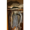 Image 1 : Contents of Closet- Men's Clothes: Med/ Large Shirts, 34/36 Pants, Ties 