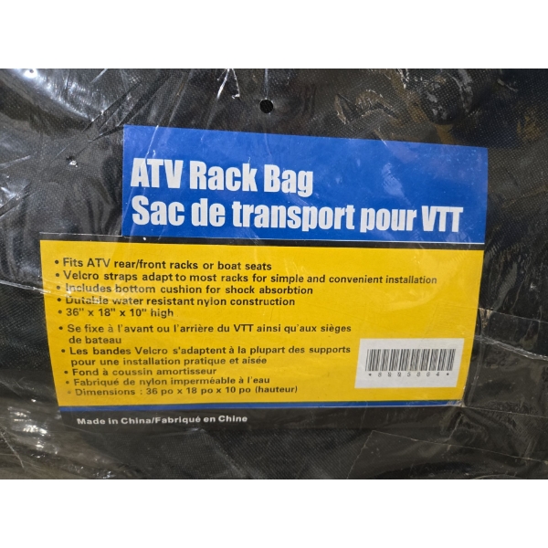 New ATV Rack Bag + New Logitech Power LED Gaming Computer Mouse
