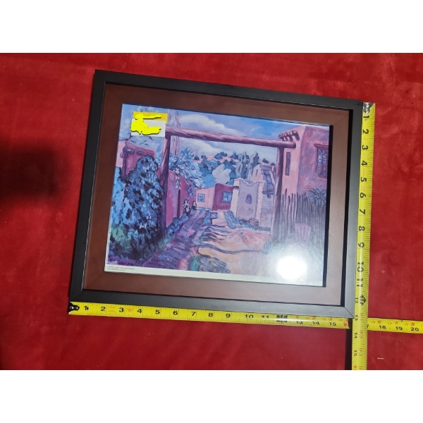 Beautiful Street Painting (11.5'/14.5'' Inches Before Frame)