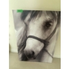 Image 1 : Horse Painting 28 x 20 and Vase
