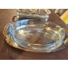 Image 5 :  2 Silver Plated Serving Dishes  vintage Queen Anne silverplated double casserole dish set & More