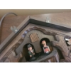 Image 5 : Wooden Cuckoo Clock 8 W, 6 D, 11 T (Box Dimensions, Hanging Weights Not Measured) w/ Moving Figures 