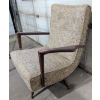 Image 3 : Tweed Lounge Chair - Swivel Rocker - Mid Century 30"Tall