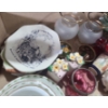 Image 5 :  Pink Dish 6" Diameter, Oil Lamp Minis 4.5 T, Carnival Bowl 9" Diameter, Oil Lamp 10 T and More!