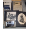 Image 2 : Collection of Train Wall Decor.  Along the Line Train Print 25 w, 33 h