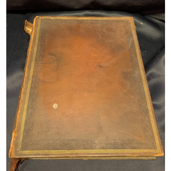 Antique Comprehensive Bible #1 (Damaged Cover)