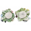 Image 5 : Capodimonte Porcelain Flower Basket Centrepiece and Candleholders