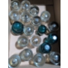 Image 1 : 19 Glass Insulators Mixed Clear and Aqua