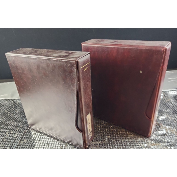 2 - Unity Canada Postage Stamp Albums With Canadian Stamps from the 1970's to Early 2000's