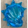 Image 3 : Lead Crystal Belfor, Hand Cut From Czechoslovakia, Plug in Lights (2) & Beautiful Shell Glass Art 