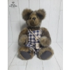 Image 4 : Two Large Plush Bears Are Wearing Matching Plaid Outfits , 
1983 Frances Hook Ceramic Figurine “He L