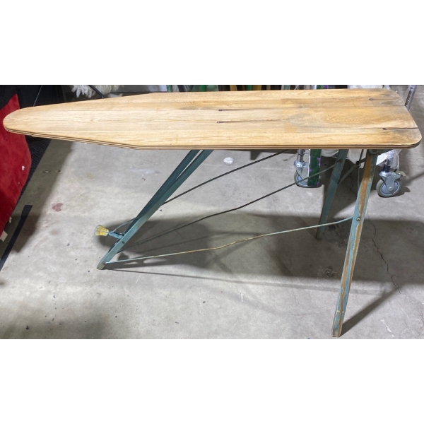 Vintage Iron-O-Matic Folding Ironing Table