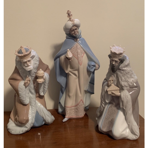 LLADRO Porcelain 'Three Wise Men' 13T Nativity Religious Holiday (3 Count) 01007812