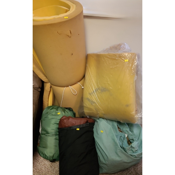 Sleeping Bags, Air Mattresses, Camping Foam 