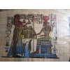 Image 2 : Reproduction Egyptian Papyrus Paintings: Three 25 X 17