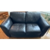 Black Loveseat - 66W, 37D, 35T
