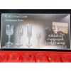 Image 2 :  Set of Six Longchamp Cristal d'Arques 24% Lead Crystal Champagne Flutes