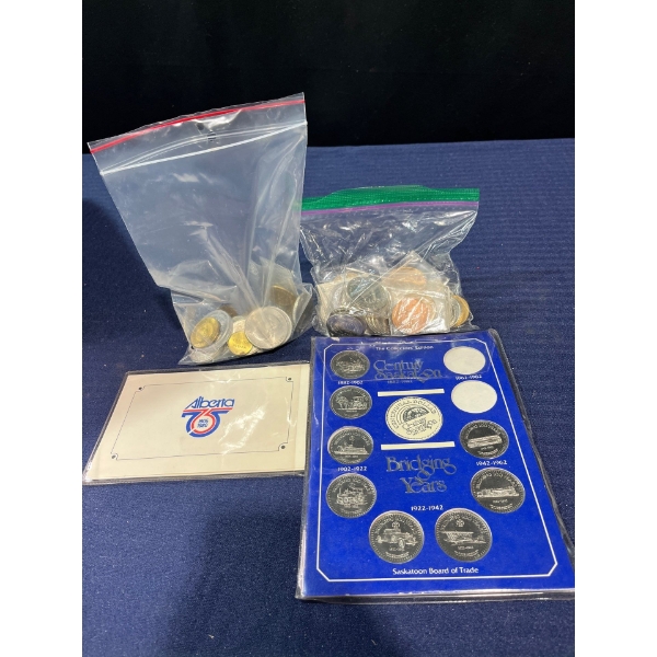 Collection of Tokens and Medallions 