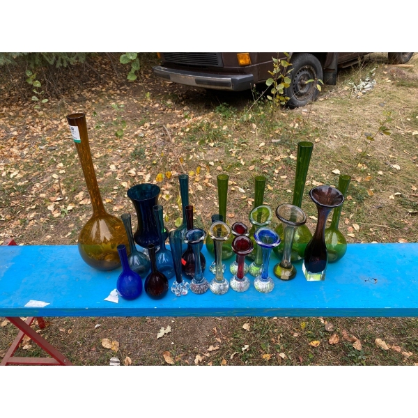 Colourful Glass Vases