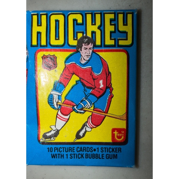 Vintage Topps "Hockey" Empty Cards Packaging, NO Cards/ Gum Included