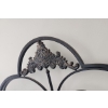 Image 5 : Ornate Metal King Sized Head and Foot Boards w/ Side Rails 83 W, 90 D, 66.5 T 