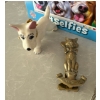 Image 2 : Pet Pack - Solid Brass Cheshire Cat Door Knocker K9 Figurine w/ Poodle Pic Puzzles & more