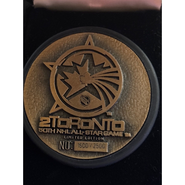 The 50th NHL All Star Year 2000 (in Toronto), Collector Brass Puck