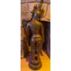 Image 2 : Brass Hindu Welcoming Princess  32" tall