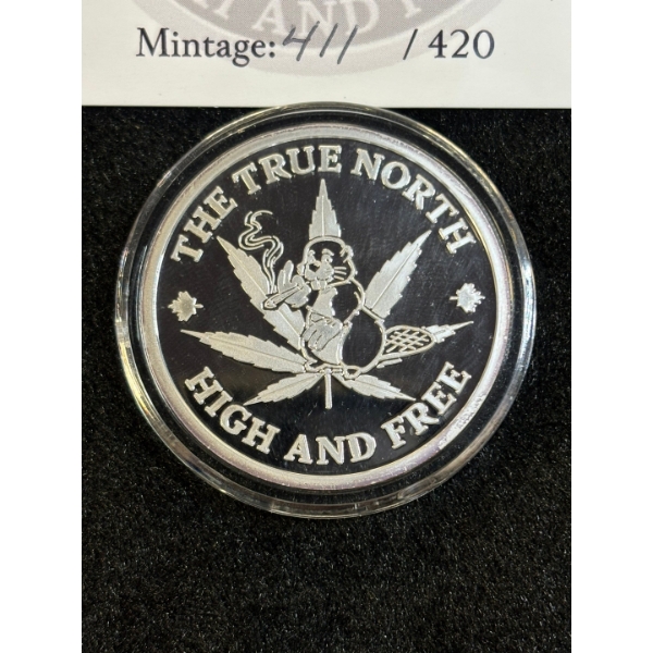 2018 Toking Beaver 1oz 411/420 The True North high & free