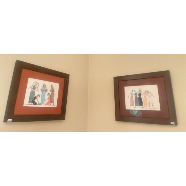 To Hounor Women's Work These Drawings Have Been Awarded  Framed Cute Cartoon Women In The Workforce