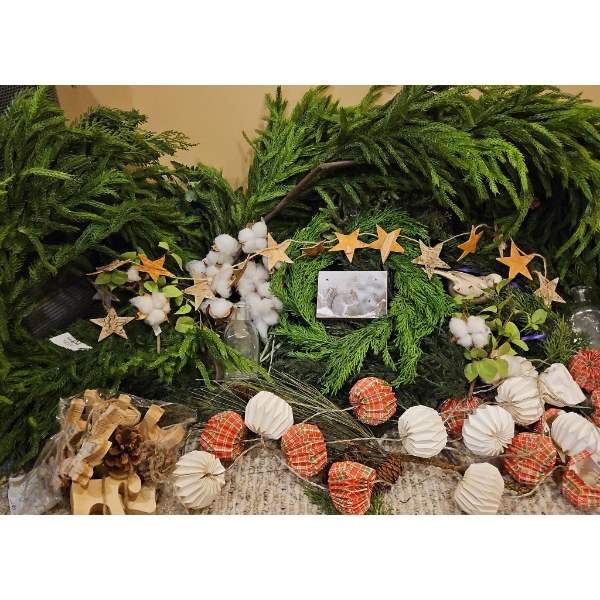 Christmas Greenery and Seasonal Decorations Assortment