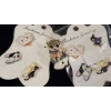 Image 3 : Cat-Themed Jewelry with Rhinestones and Metal Accents