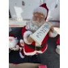 Image 2 : Santa statue 28” and Christmas express train Christmas globe and a small statue set Mrs. Claus and M