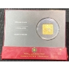 Image 1 : Sterling Silver 24K Gold Plated Square Coin