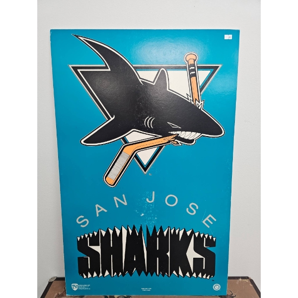 San Jose Sharks Large Team Logo Poster
