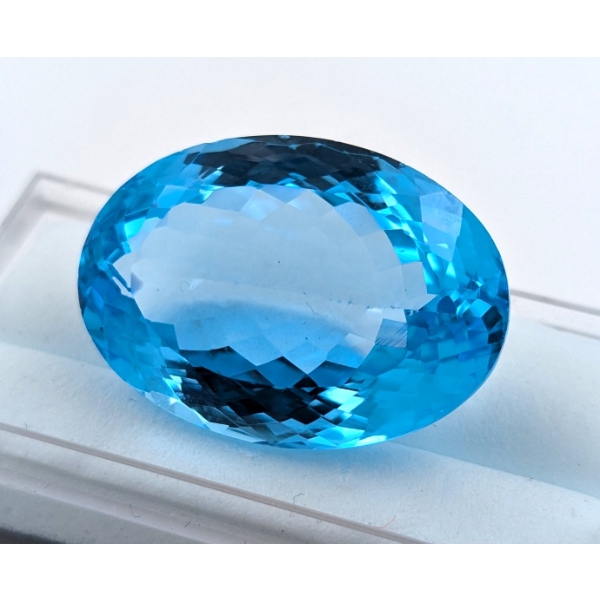 48.19 ct Certified Royal Blue Topaz gemstone ($9,585 Appraisal)