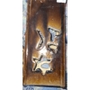 Image 8 : Large Asian Wall Fan 49 W, 26 T, Triangular Wall Decor 21 T and More! 