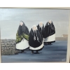 Image 2 : "The Shawlies", Artist: Jean Leebody, Acrylic on Canvas Framed 27 X 23