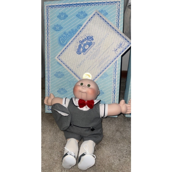 New Cabbage Patch Kid - Bald Baby w/ Bowtie