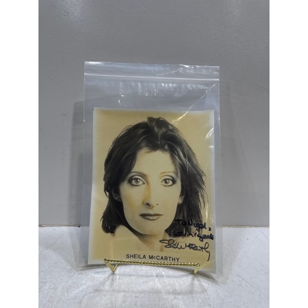 Signed Headshot of Sheila McCarthy