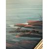 Image 6 : Lakeside Painting, 3 Pcs, By H. Jr (Square Centre Piece is 2Ftx2Ft) & 'Alert Cougar' By Ken C. Print
