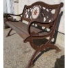 Image 2 : Traditional Outdoor Bench w/ Tile Detail 29T