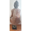 Image 2 : 19th Century Burmese Mandalay Standing Buddah Statue 43"Tall