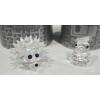 Image 2 : 2 Swarovski Crystals In Original Boxes 1 Bunny 1 Hedgehog (Both 2"T)